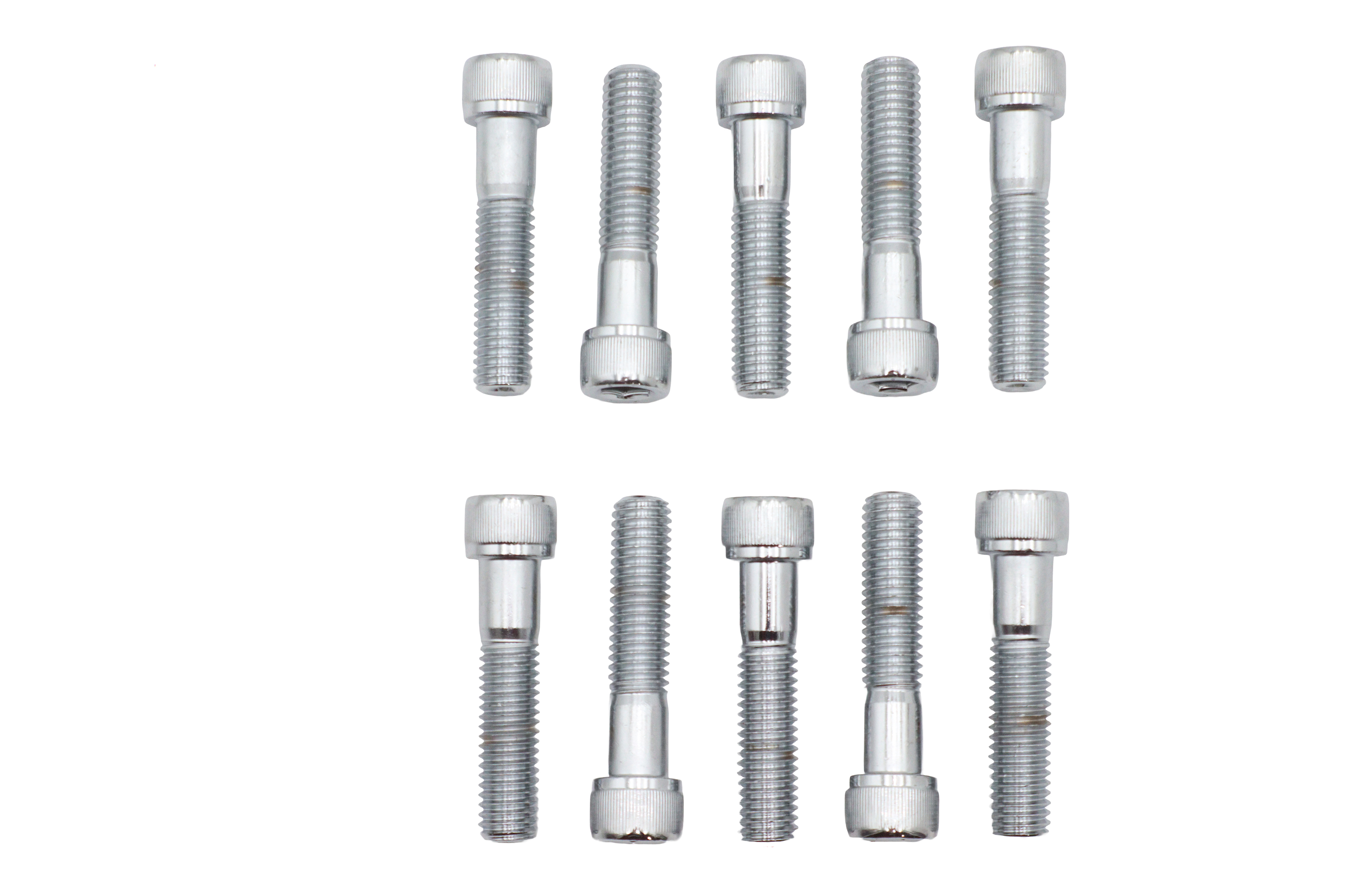 Allen Socket Cap Bolt Knurled Chrome