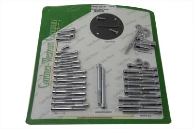 Engine Dress Up Screw Kit Allen Chrome