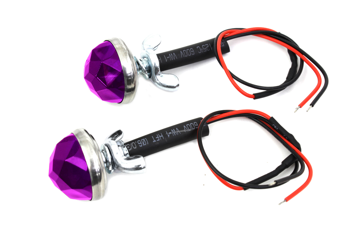Purple LED Reflector Set