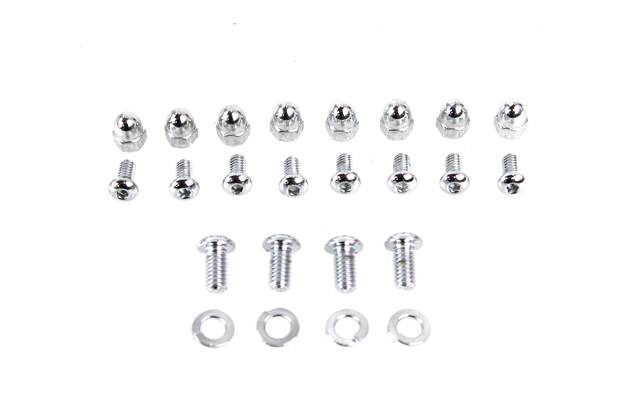 Fender Mount Chrome Allen Screw Kit
