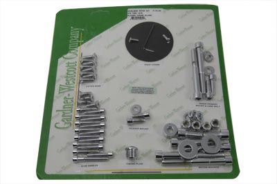 Chrome Allen Head Engine Dress Up Screw Kit
