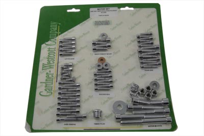Engine Dress Up Screw Kit Allen Chrome