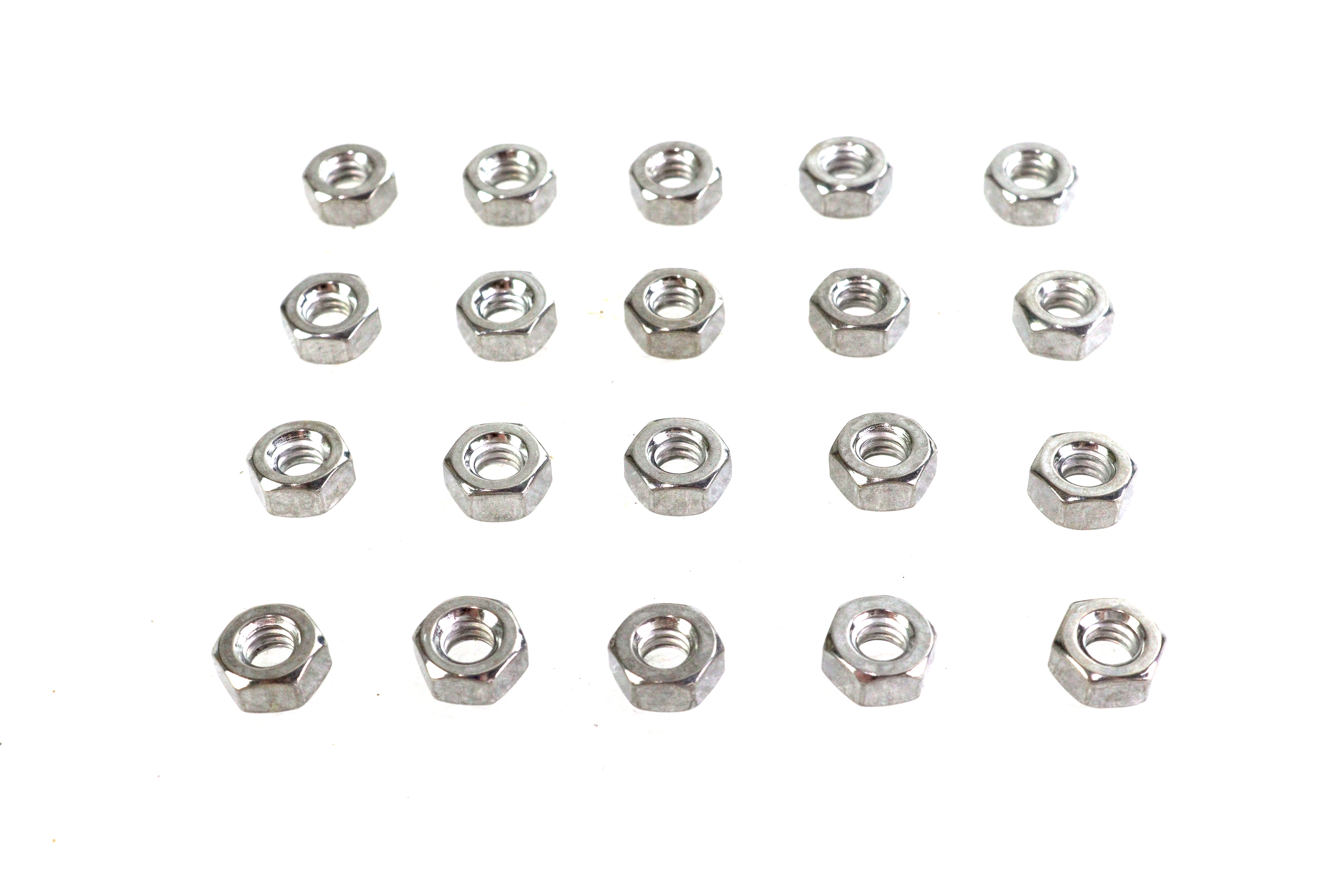 Hex Nuts 1/4"-20 Chrome