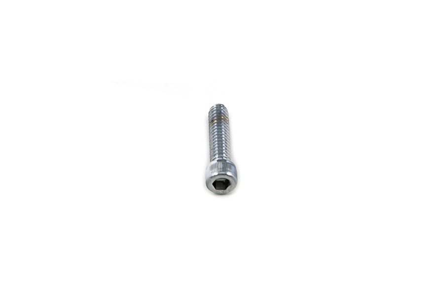 Allen Socket Cap Bolt Knurled Chrome 1/4" X 1"
