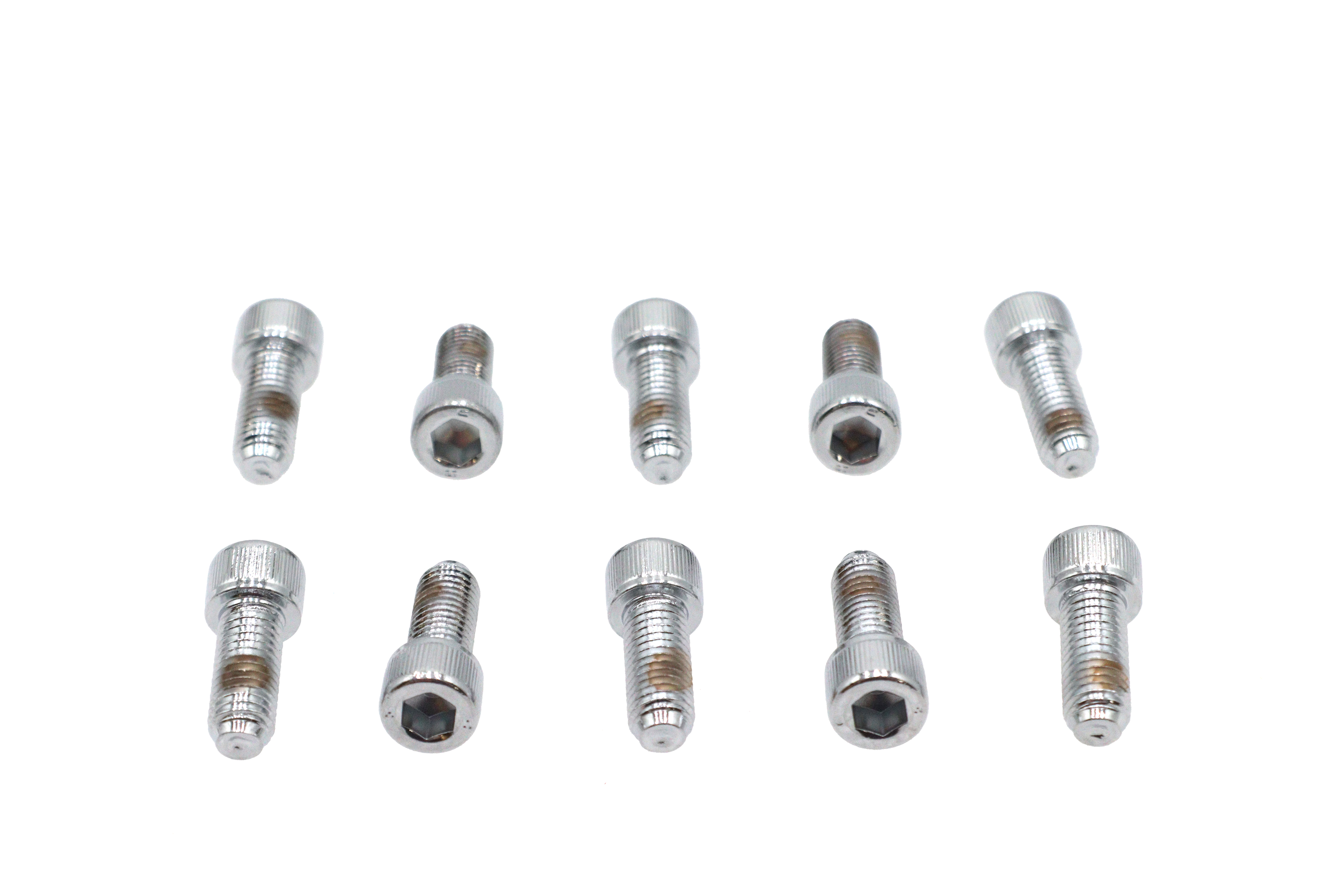 Allen Socket Cap Bolt Knurled Chrome 1/4" x 5/8"