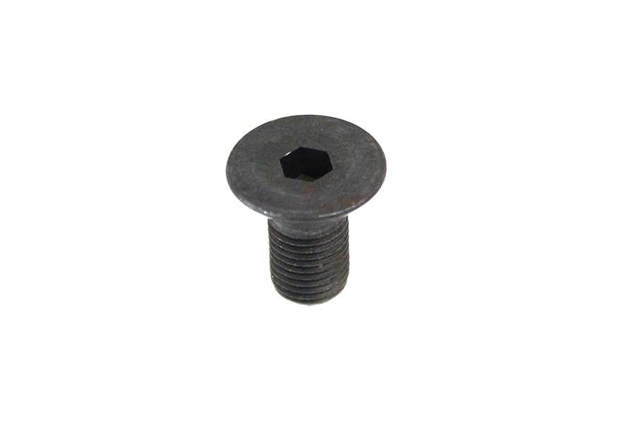 Black Hex Flat Cap Bolt, 3/8"-24 x 3/4"