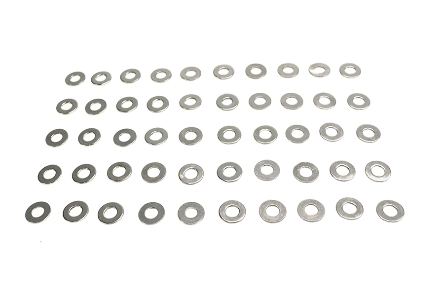 Chrome Flat Washers 5/16" X 5/8"