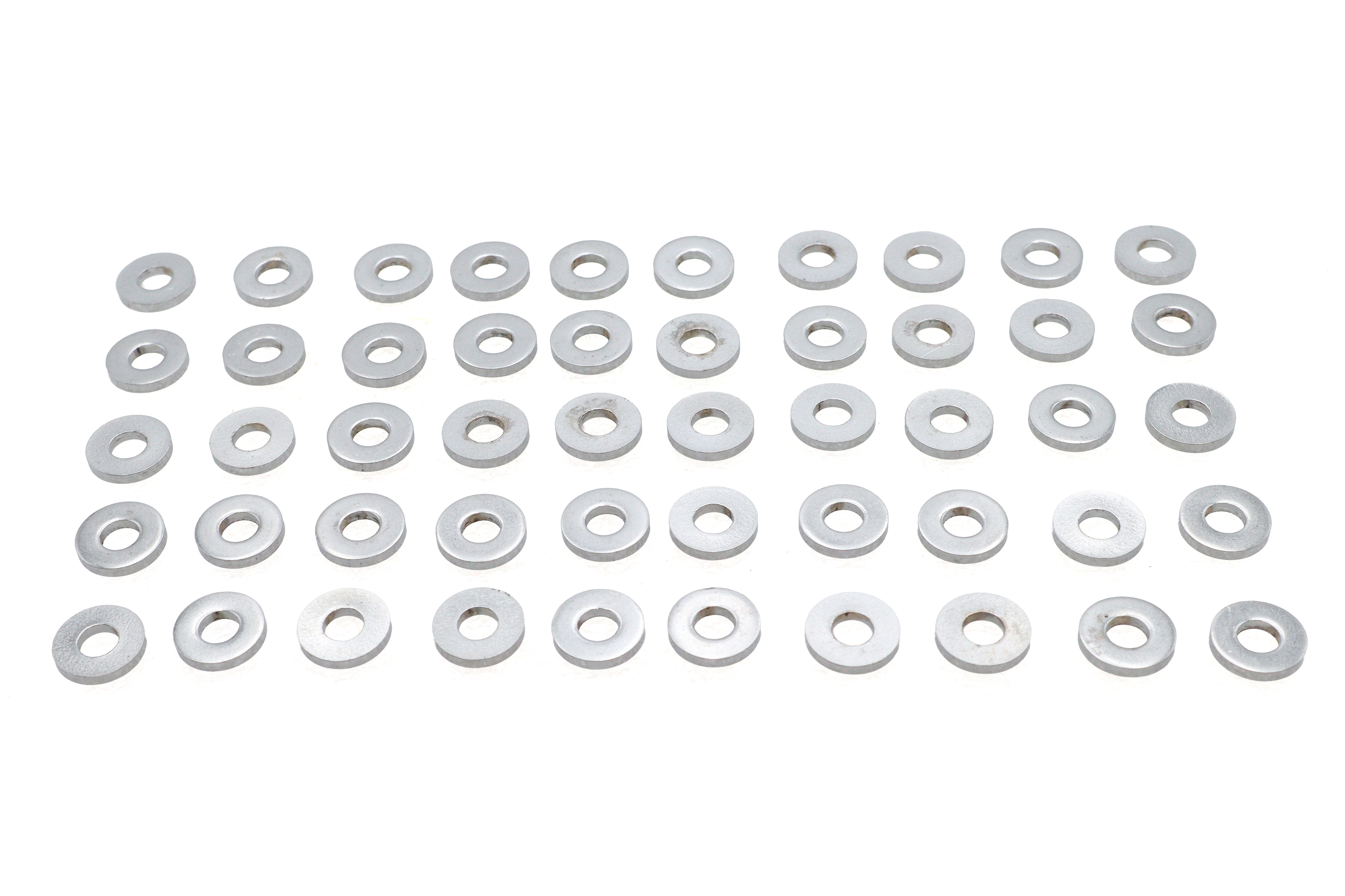 Chrome Flat Washers 1/4", Extra Thick