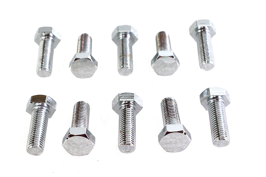 Hex Cap Bolts Chrome 5/16" x 7/8"