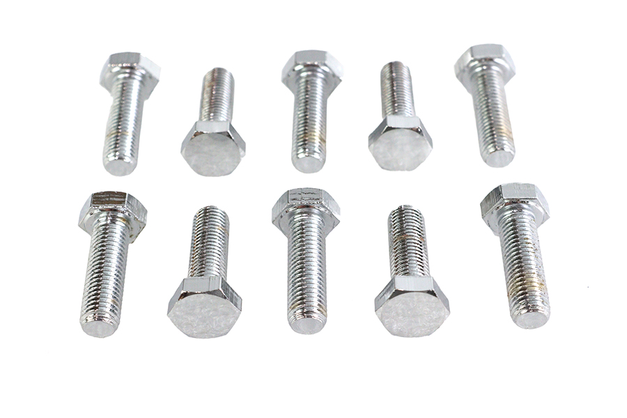 Hex Cap Bolts Chrome 5/16" x 1"