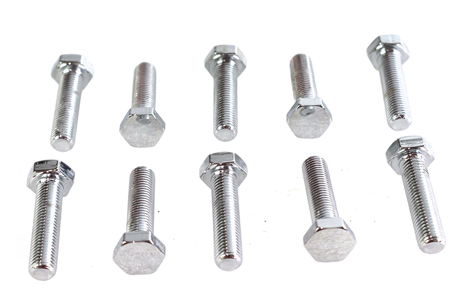 Hex Cap Bolts Chrome 5/16" x 1-1/4"