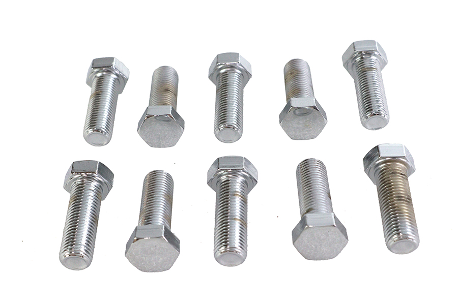 Hex Cap Bolts Chrome 7/16" x 1-1/4"