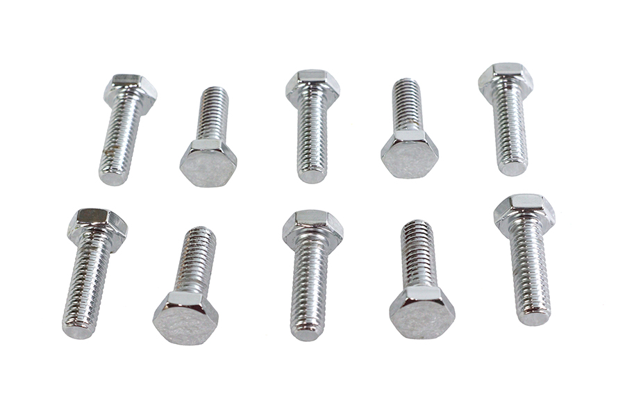 Hex Cap Bolts Chrome 5/16" x 1"