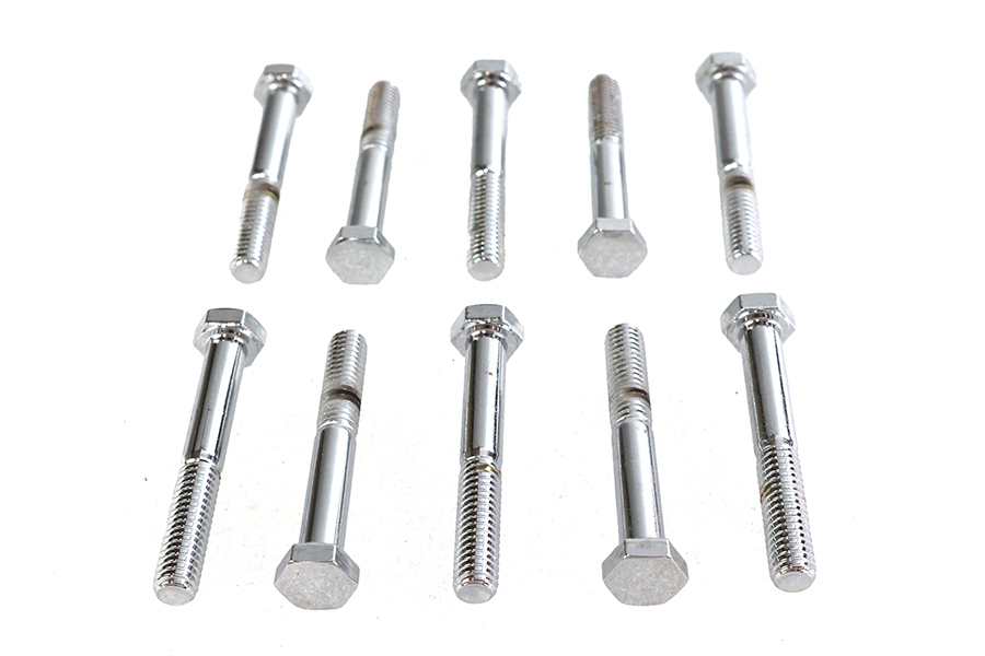 Hex Cap Bolts Chrome 5/16" x 2-1/4"
