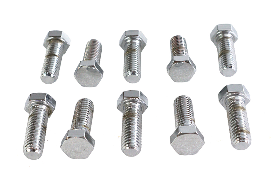 Hex Cap Bolts Chrome 7/16-14 X 1-1/4"
