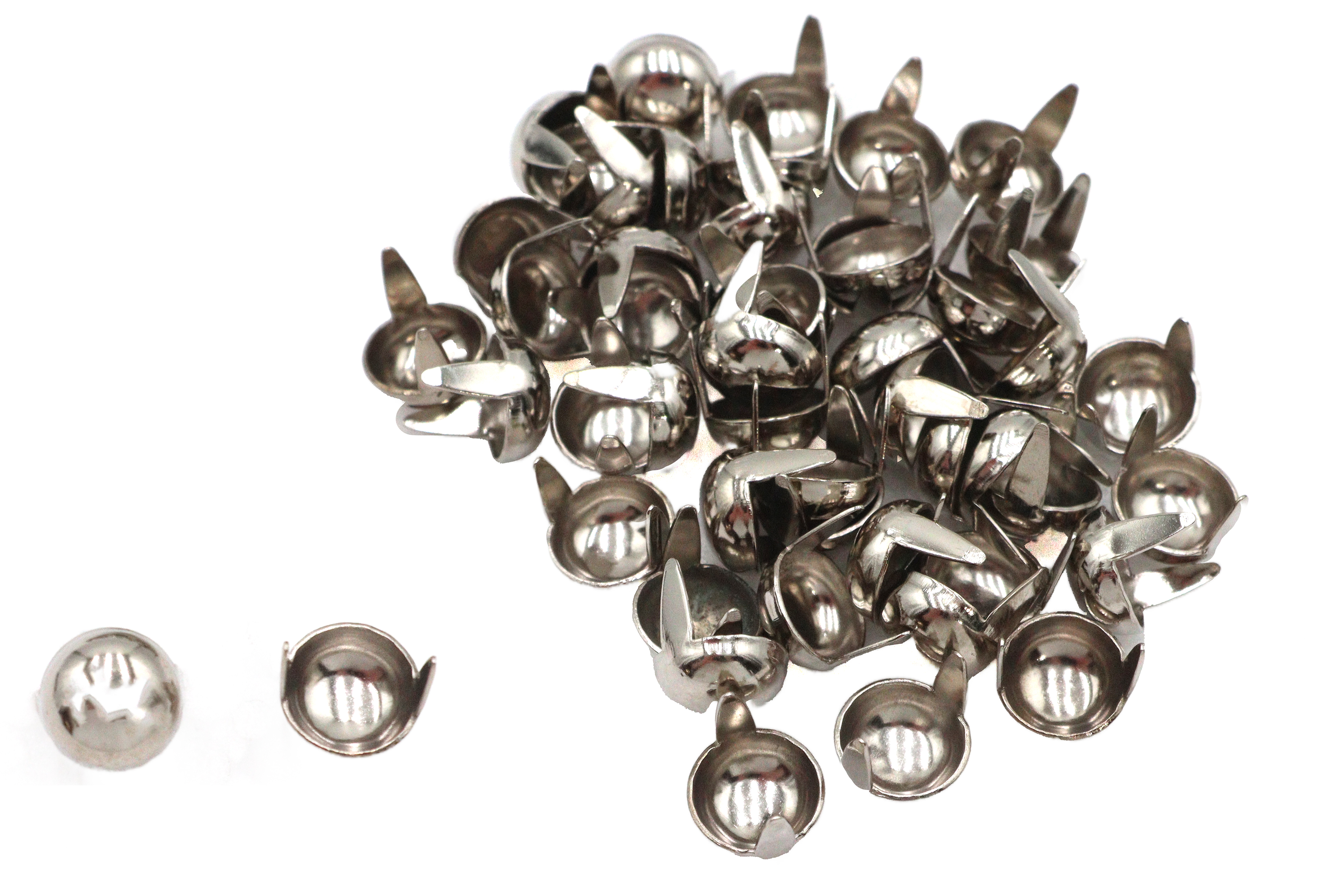 3/8" Round Saddlebag Spot Nickel