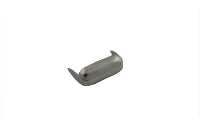 5/8" Oval Saddlebag Spots Bright Nickel