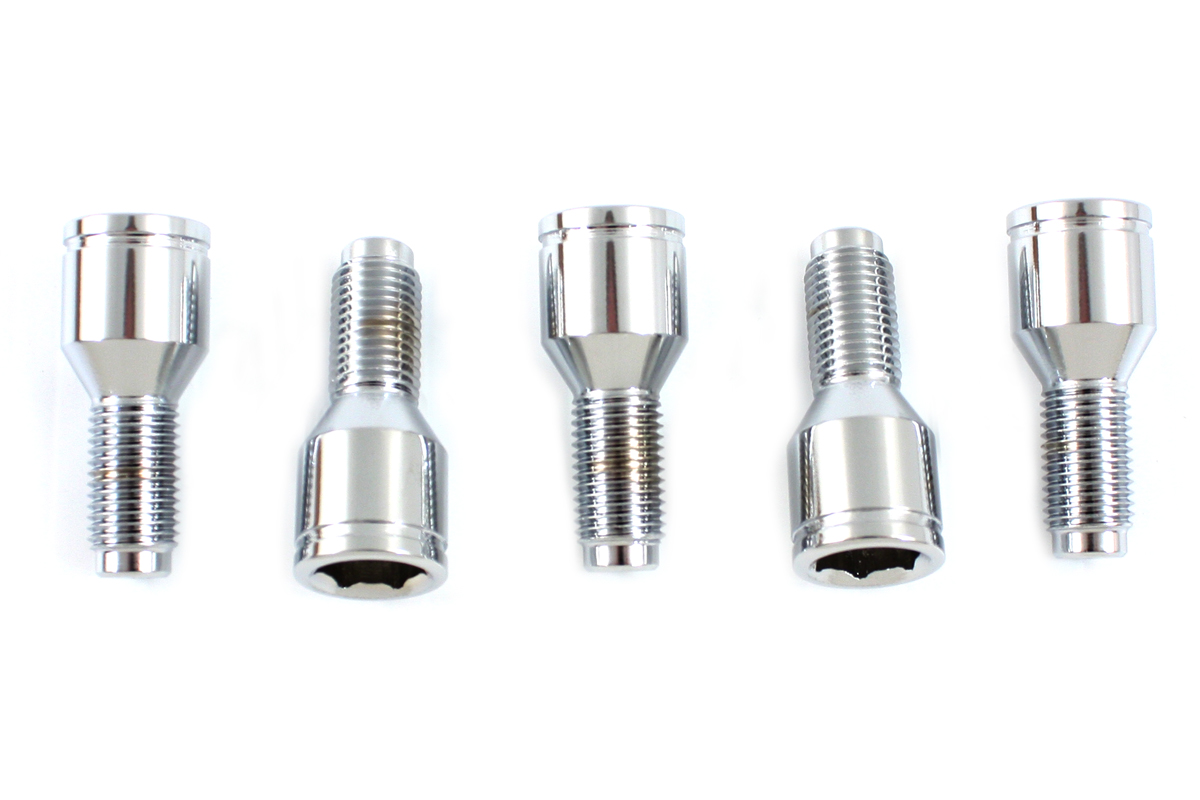 Brake Drum Lug Bolt Set Chrome