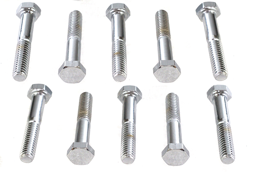 Hex Cap Bolt Chrome 5/16" x 1-3/4"