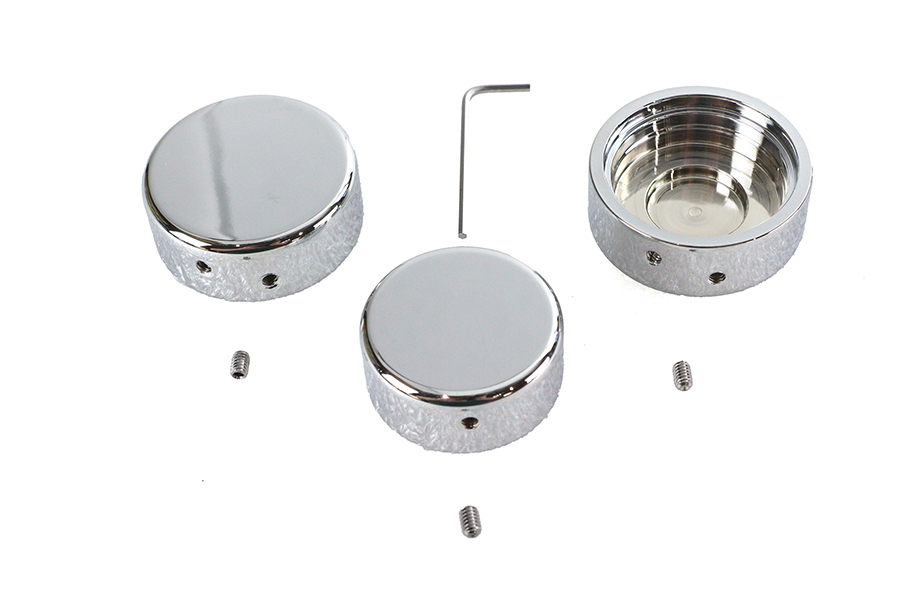 39mm Fork Stem Nut Cover Chrome