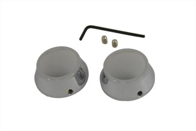 Swingarm Pivot Cover Set Chrome
