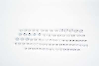 Wyatt Gatling Chrome Bolt Cap 86 Piece Cover Kit