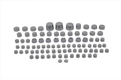 *UPDATE Wyatt Gatling Chrome Bolt Cap 87 Piece Cover Kit