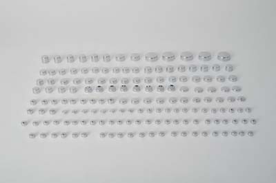 Wyatt Gatling Chrome Bolt Cap 156 Piece Cover Kit