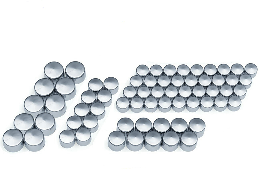 M8 Engine Bolt Cover Kit Chrome