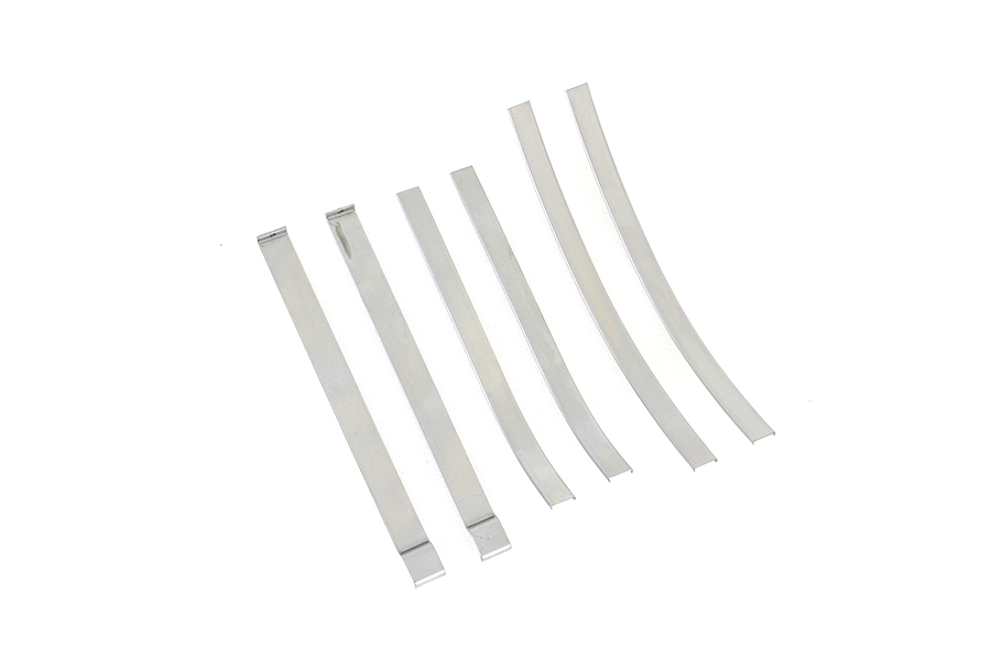 Emblem/Trim Mount Strip Set Raw Steel