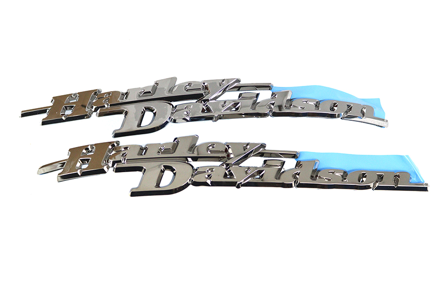 Factory Style Tank Emblem Set Chrome