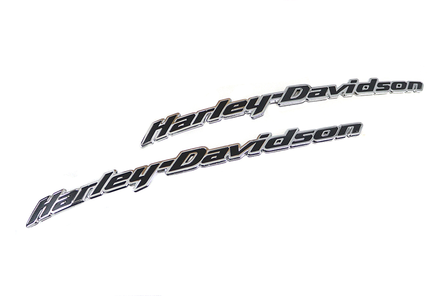 HARLEY-DAVIDSON ブラックタンク ロゴ入り Factory Style Tank Emblem Set fits Harley Davidson | eBay