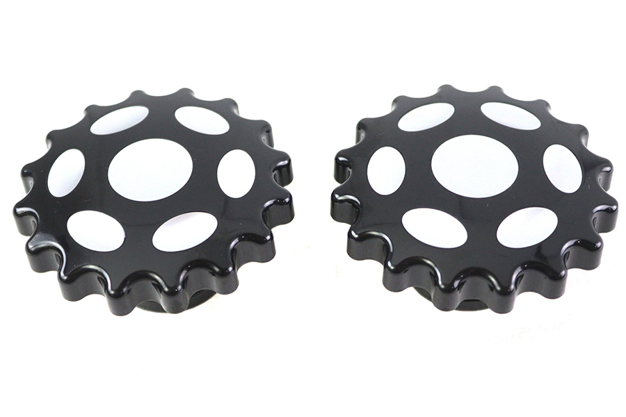 Sprocket Gas Cap Vented and Non-Vented Black