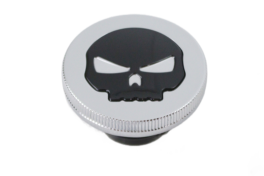 Chrome Skull Style Vented Gas Cap
