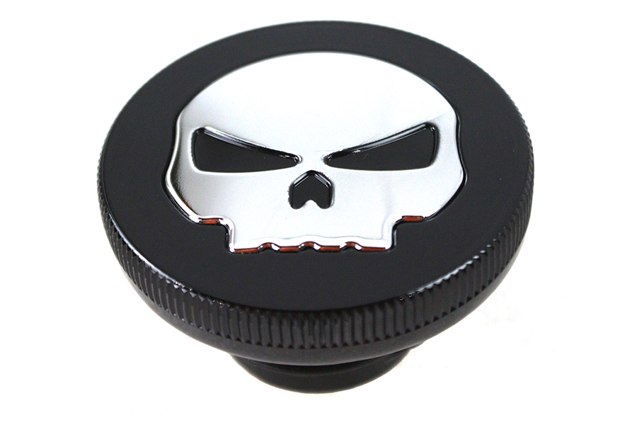 Black Skull Style Vented Gas Cap