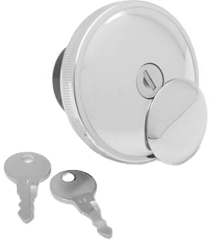 Vented Locking Gas Cap Chrome