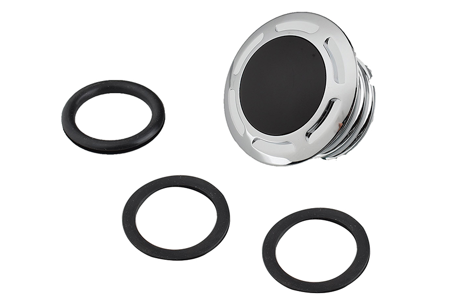 Slot Pop Up Vented Gas Cap Chrome