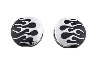 *UPDATE Black Flame Style Vented and Non-Vented Gas Cap Set