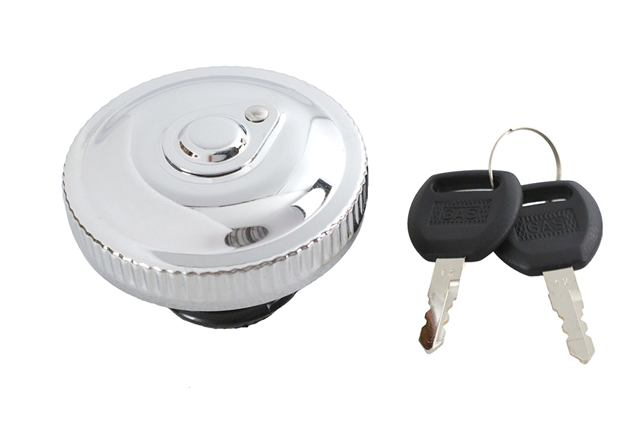 Locking Bung Gas Cap Chrome