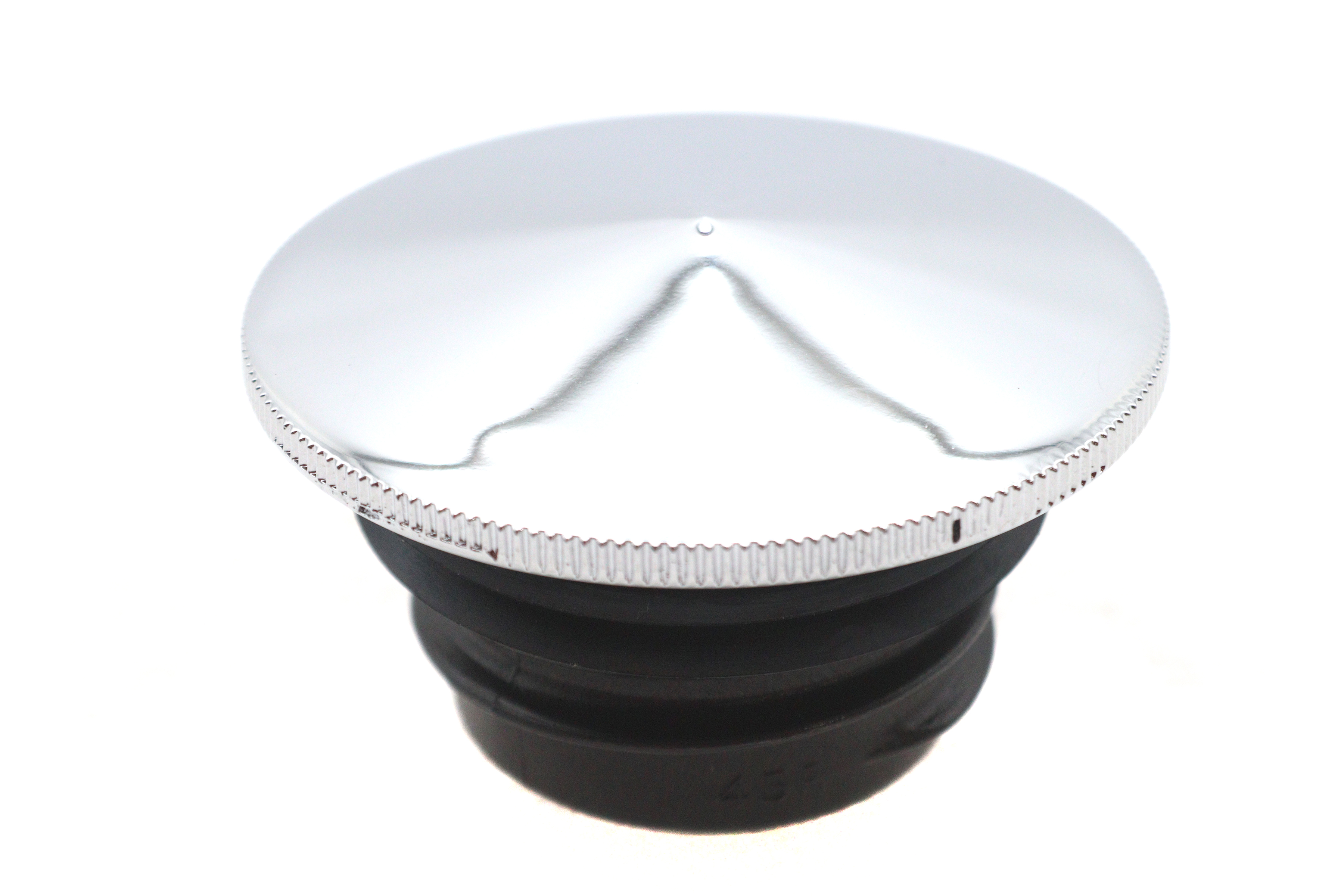 Ultima Slim Point Billet Gas Cap Vented Chrome