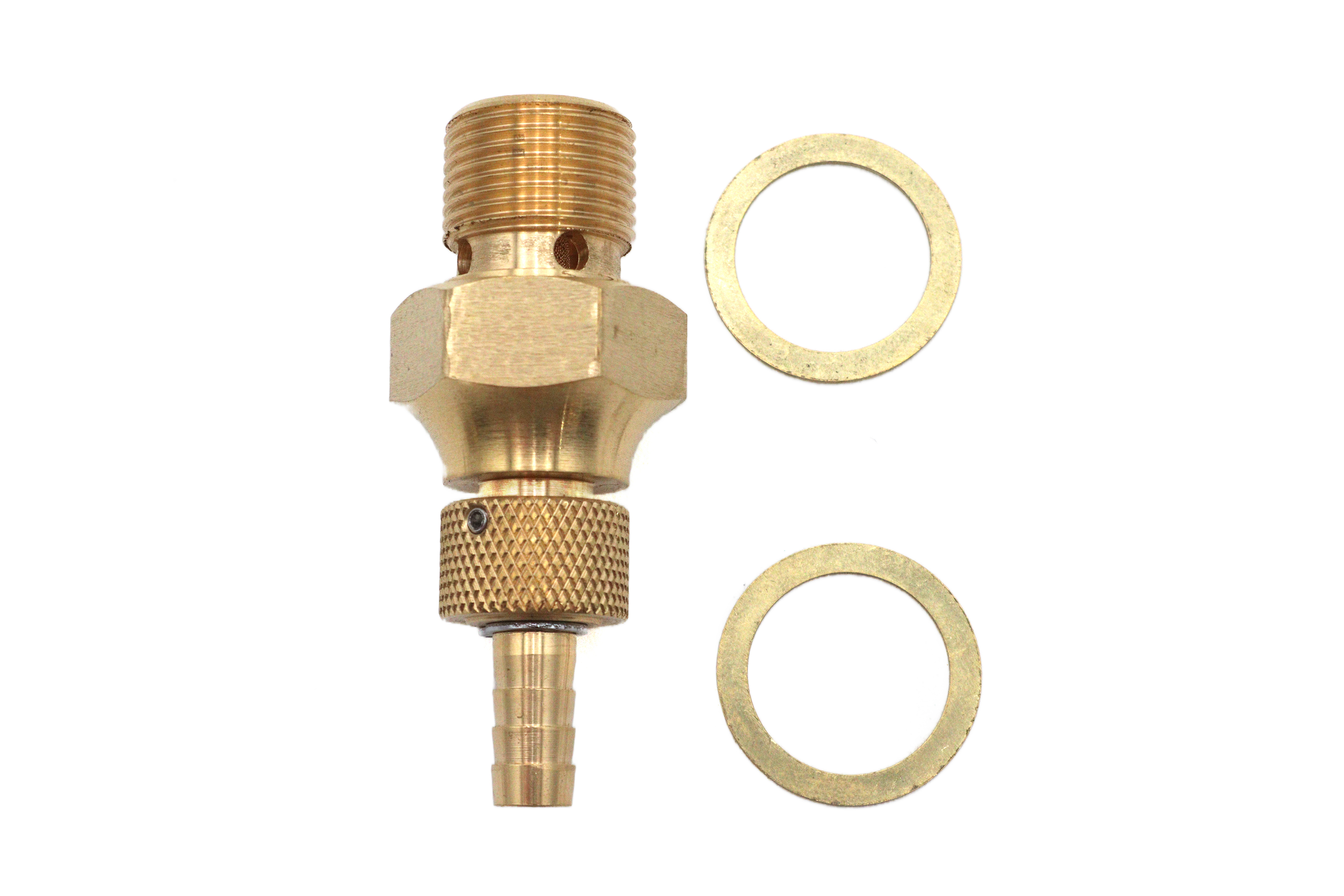 Fat Bob 3/4"-18 Thread Petcock Brass