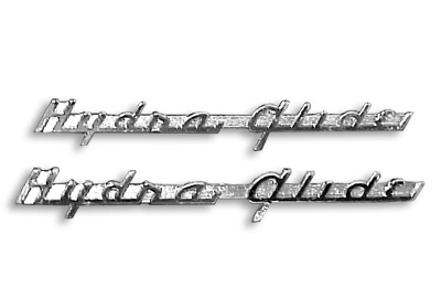 Front Fender "Hydra Glide" Emblem Set