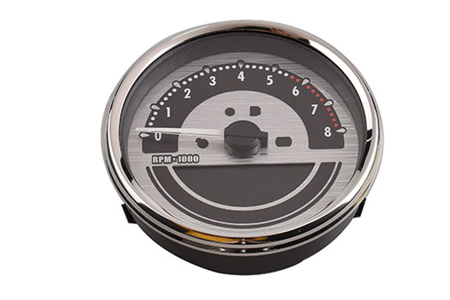 5" Electronic Speedometer Assembly Silver