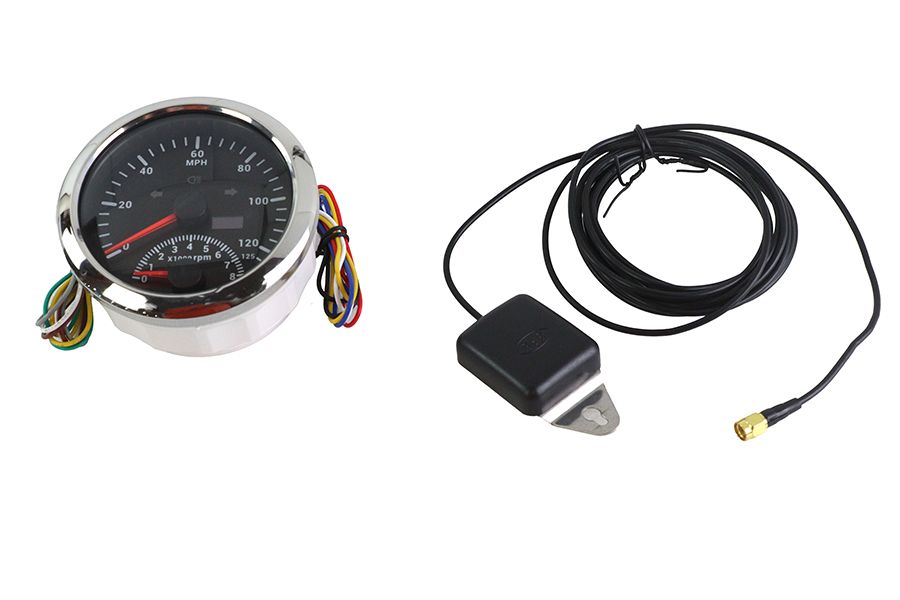 85mm GPS Speedometer Tachometer Gauge