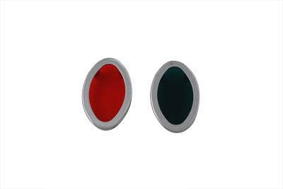 Chrome Cateye Dash Panel Lens Kit