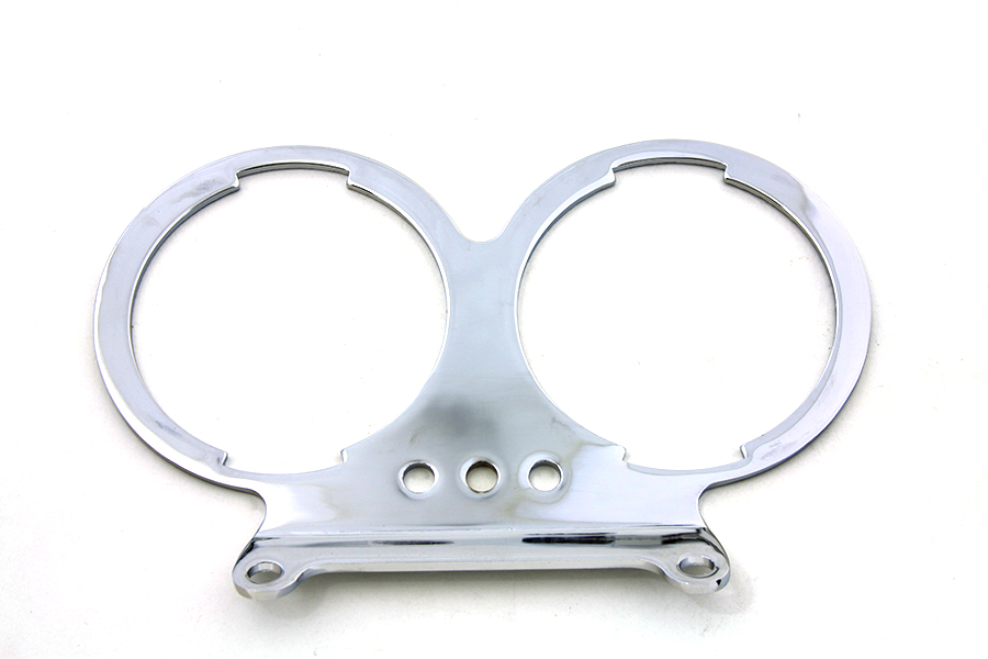 Dual Gauge Mount Bracket Chrome