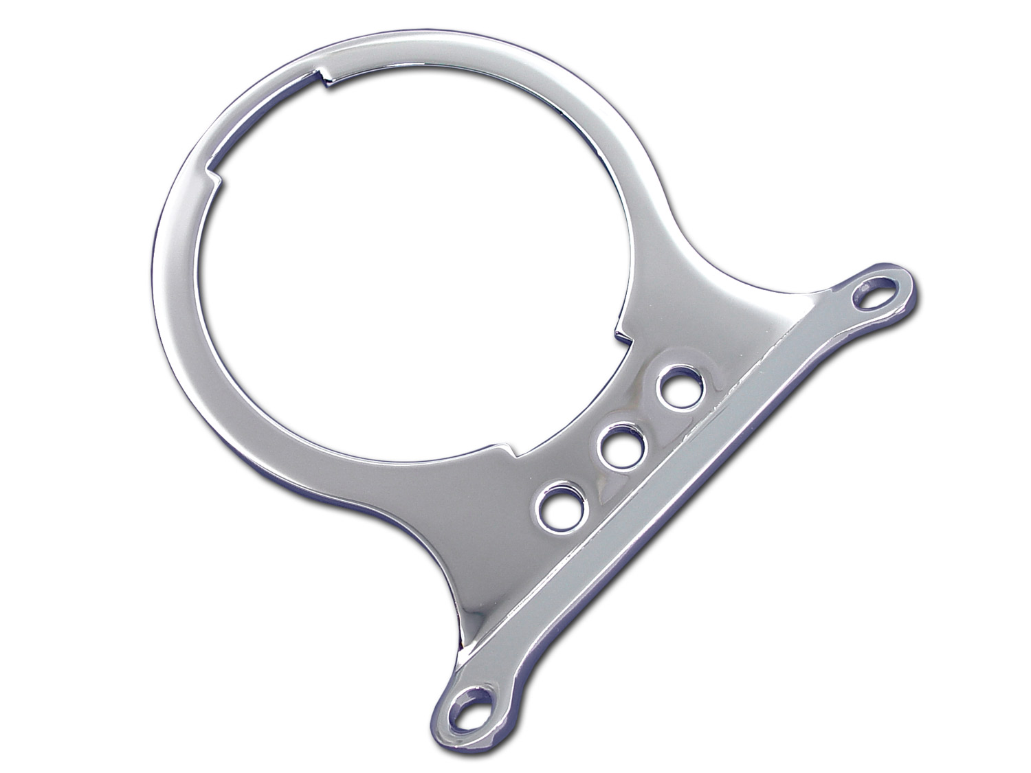 Single Gauge Mount Bracket Chrome