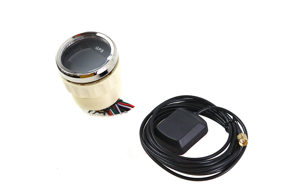 VTWIN スピードメーター 52mm GPS Speedometer Chrome