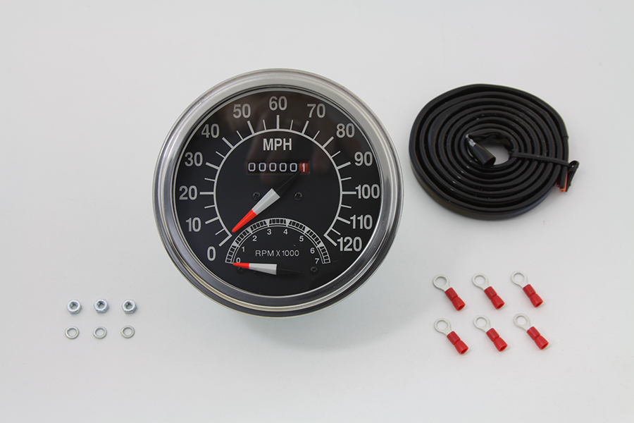 Speedometer with 2:1 Ratio and Tachometer