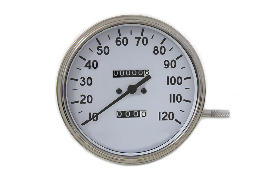 Replica 2:1 Speedometer with Black Needle
